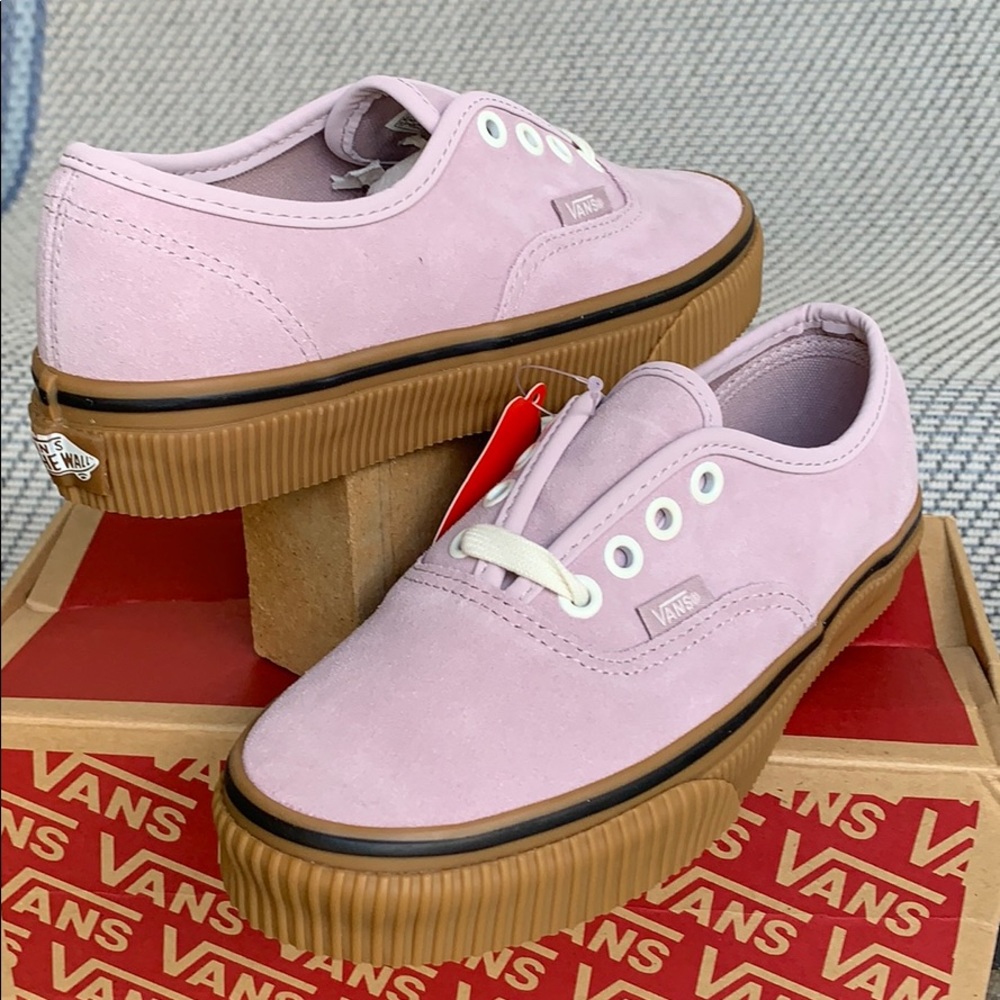 VANS AUTHENTIC SUEDE VIOLET ICE/EMBOSS WMNS - Picture 5 of 16